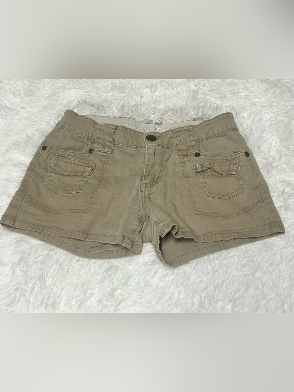 One Tuff Babe Tan / Beige Women’s Cargo Shorts